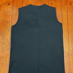 ASOS black v-cut sleeveless dress